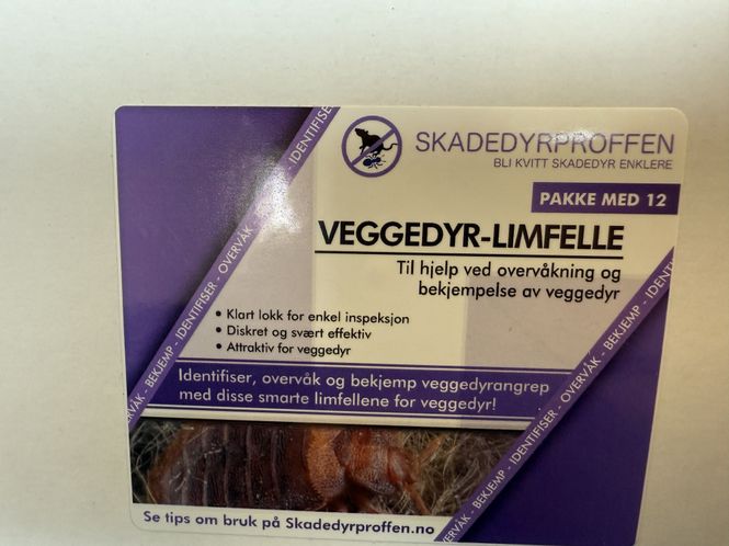 Hovedbilde Veggedyr-felle 12 pk